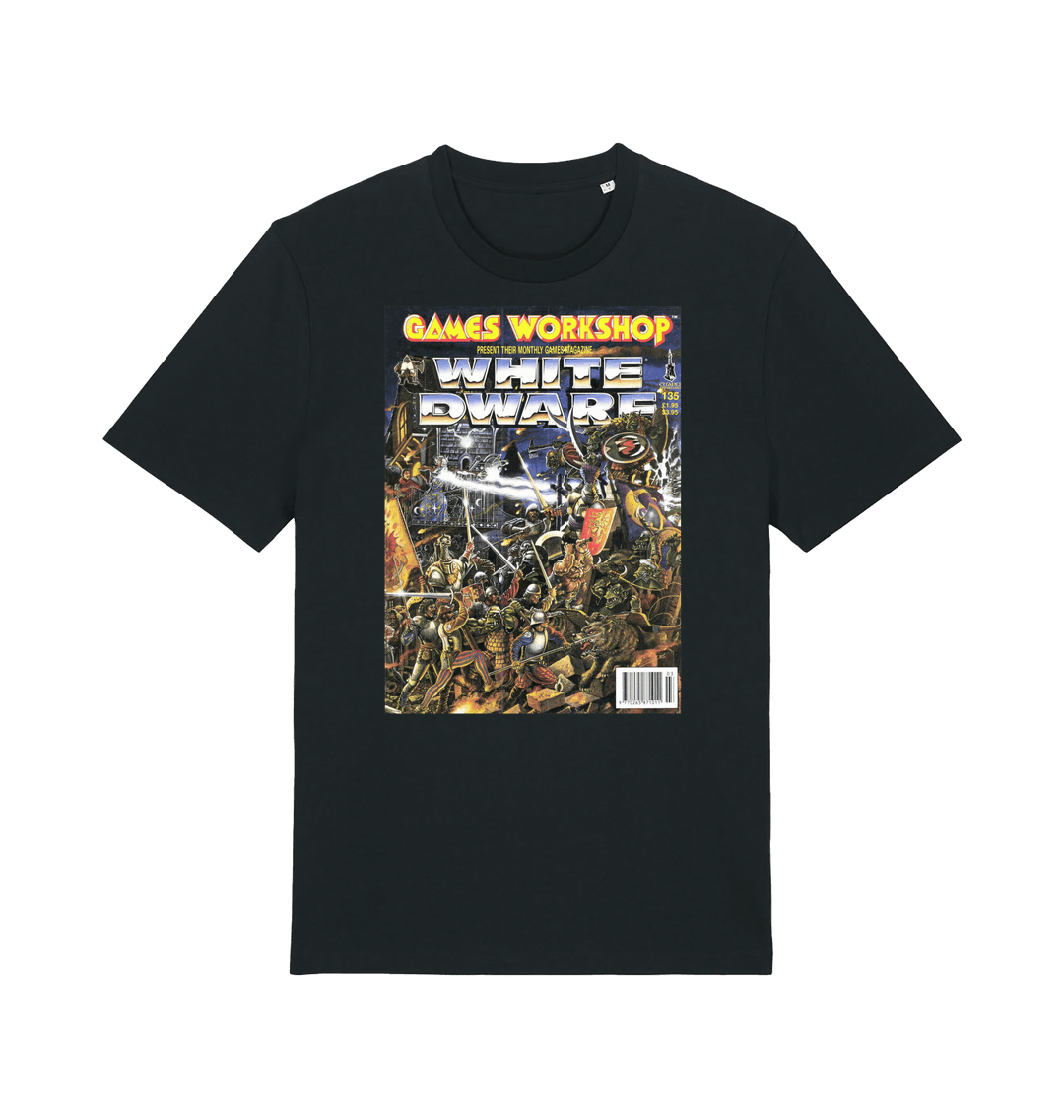 Black Printed T-shirt Front